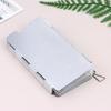 9 Plates Foldable Gas Cookers Wind Deflectors Outdoor Stove Wind Shield Camping Windscreen Stove Steel Wind Screen