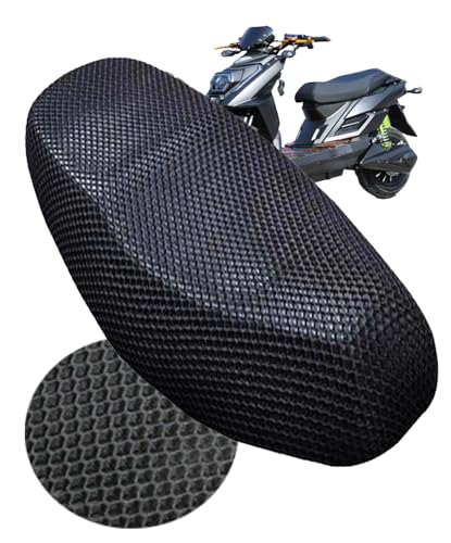 

S.fields.inc Чехол на сиденье велосипеда Сетка Мопед Скутер Мотоцикл Дышащий Полиэстер Черный (95 x 60см)