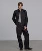 DECOROSO Biker Synthetic Suede Jacket [Black]