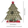 Christmas Advent Calendar Days Until Christmas Reminder Handmade Christmas Decorations for Party Holiday Living Room Home Office