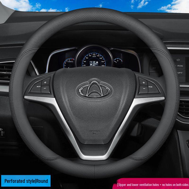 Changan Oshan Genuine Leather Steering Wheel Cover for X5, X7, A600, Cosai Pro, Cosai 3