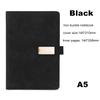 A5 Size Business Notebook with 80g Beige Paper Lined Magnetic Buckle Hard Leather Cover Diary Journal in 6 Designs to Choose