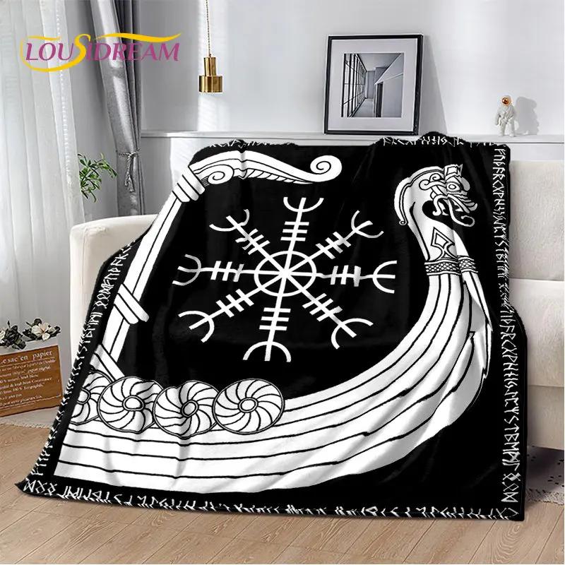 Viking Norse Mythology God Loki Soft Plush Blanket,Flannel Blanket Throw Blanket for Living Room Bedroom Bed Sofa Office Cover