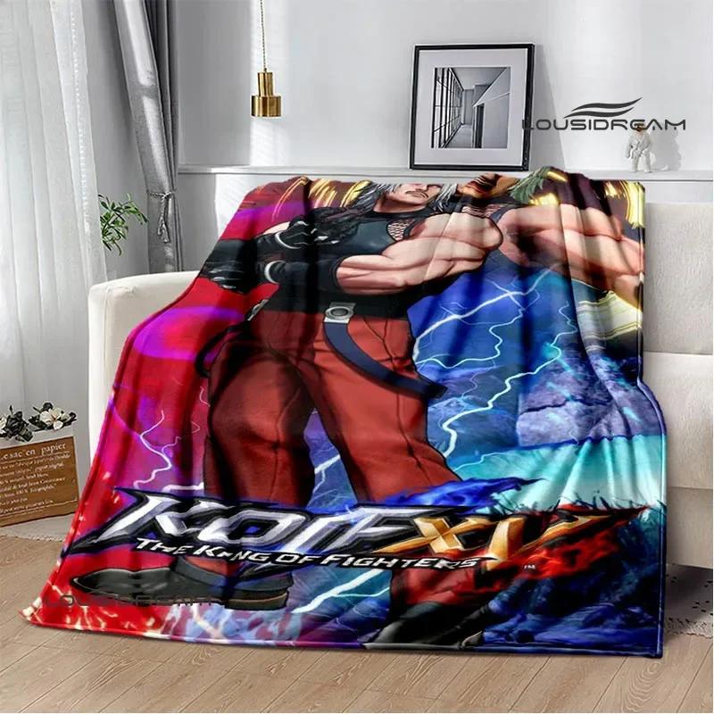 3D Game KING OF FIGHT Cartoon Printed Blanket Warm Flannel Blankets Soft and Comfortable Blanket Bed Linings Birthday Gift