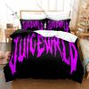 Cool Wrld Bedding Set Duvet Cover + 2 Pillowcases 999 Legends Never Die Hip Hop Rap Vintage Bedroom Emotional Rap Music Bed Line