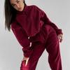 Frühlingsverkauf Neue Damenmode Lässig Locker Reißverschluss Kapuzenpullover Set 2 Teile