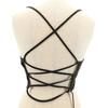Unused Lily Brown Lace Pattern Corset Style Bustier S Black Women Used