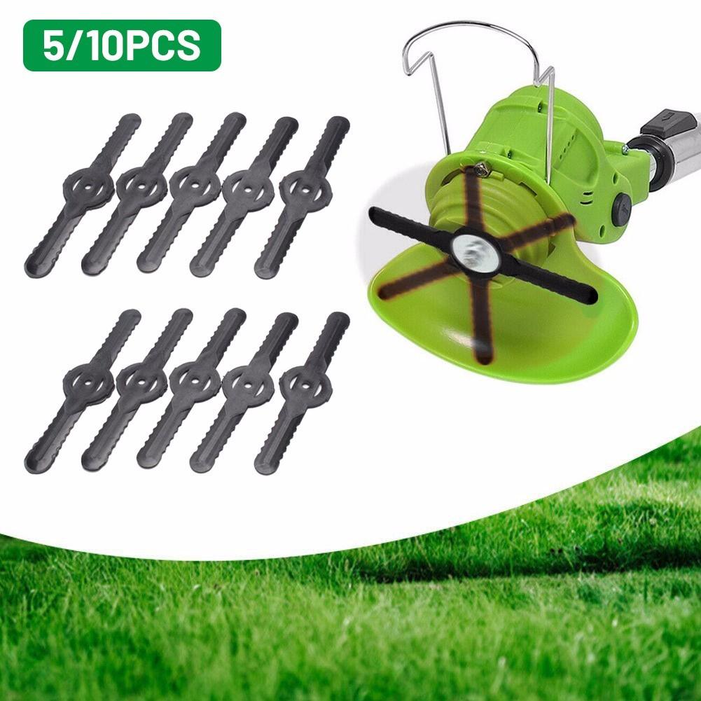 Electric 5/10pcs Blades Grass Trimmer Garden Kit Lawn Mowers