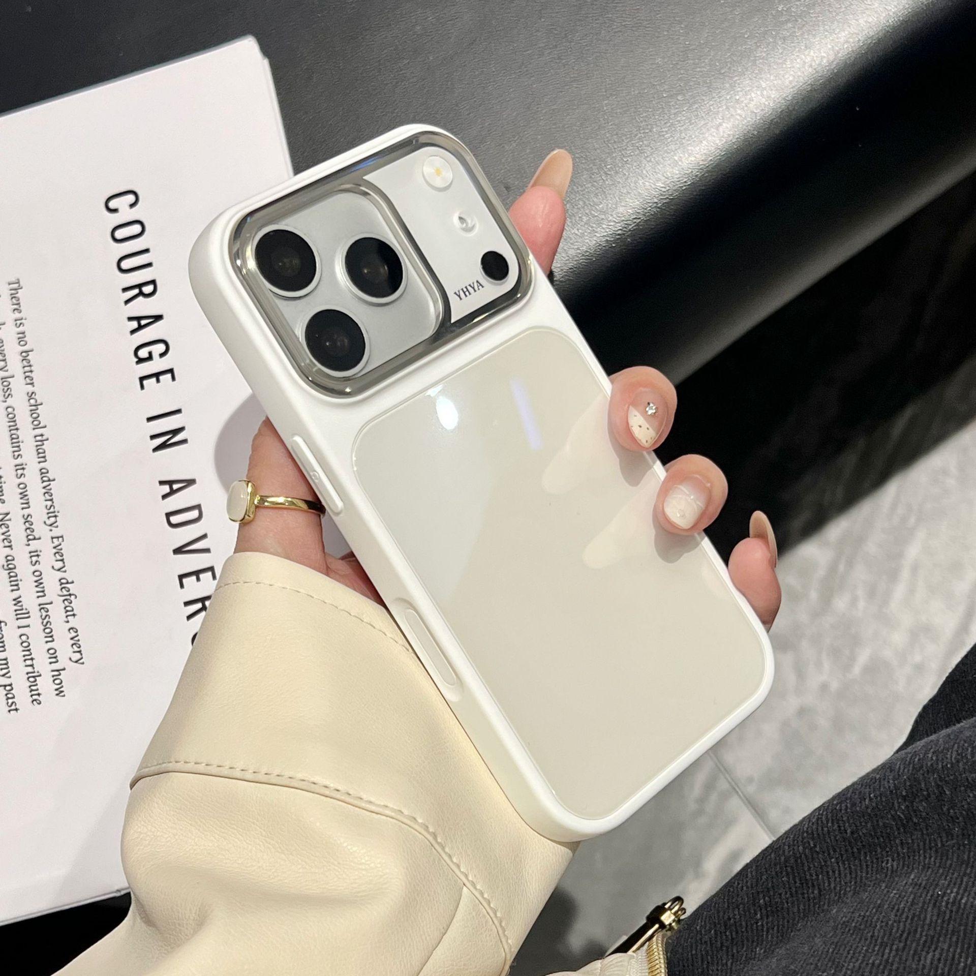 

Dopamine Solid Color Glass Case for iPhone 17 Pro Max/16 Pro/14/15 13 Pro Max