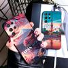 Osaka Tokio Japan Landschaft Weiche Handyhülle für Samsung Galaxy S26 S25 Edge S24 Ultra S23 Plus S22 S21 FE S20 Schwarze Rückseite Sie