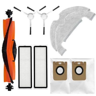 Accessories For Xiaomi Dreame Bot D10 Plus / D10S Plus / Z10 Pro Vacuum Cleaner Spare Parts Replacement Kit,Main Brush,Dust Bags,HEPA Filters,Mop Rags