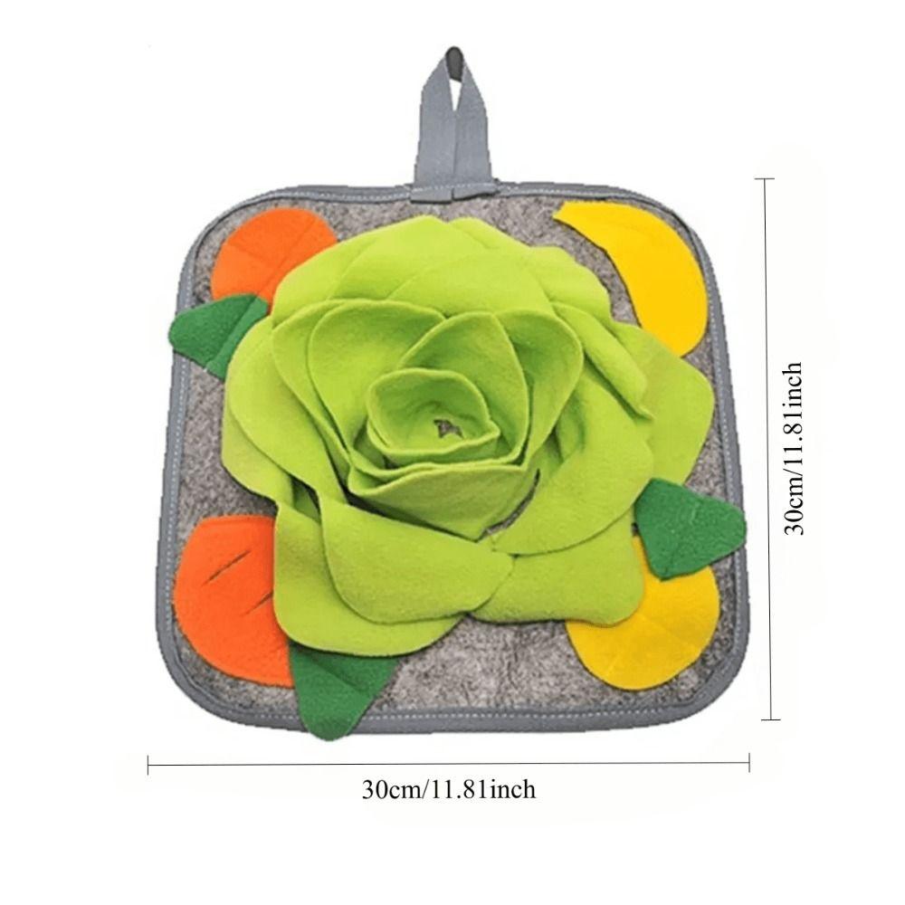 Slow Feeding Pet Sniffing Mat Hanging Straps Foraging Training Pad Pet Snuffle Mat  Rabbit Feeding