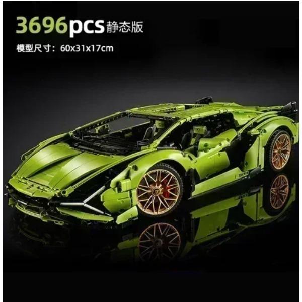 Compatible 42115 Technical Lambos Moc Super Car Model Building Blocks FKP37 Bricks For Adult Toy for Boysand girl Gifts
