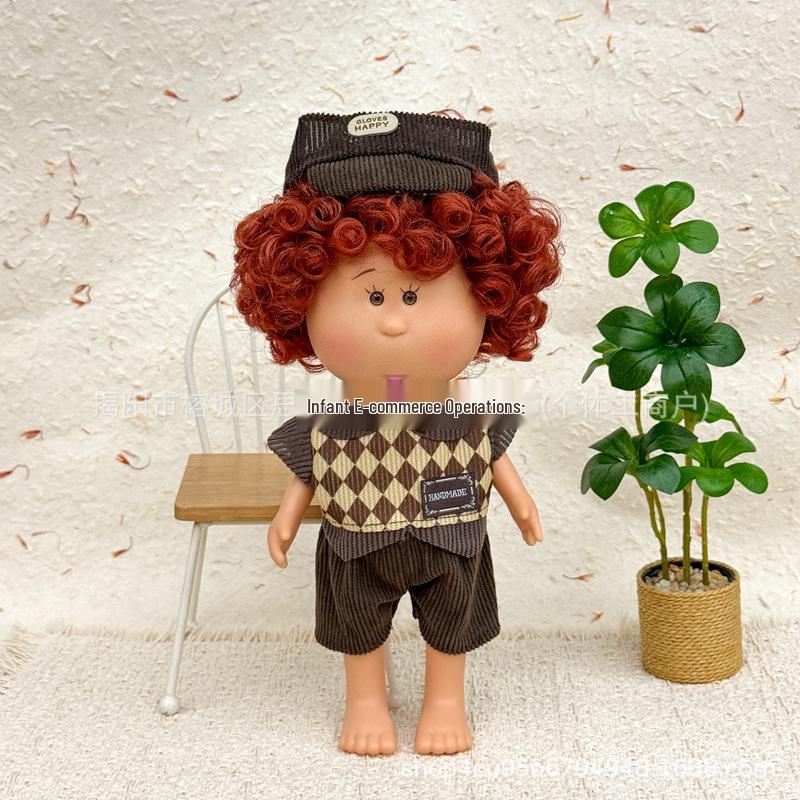 24cm Spanish Mia Potato Doll Dress-Up Set with Plush Outfit