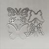 4 PCS/Batch DIY Card Mold Photo Album Embossed Butterfly Metal Cutting Paper Book Craft School Supplies Border Template