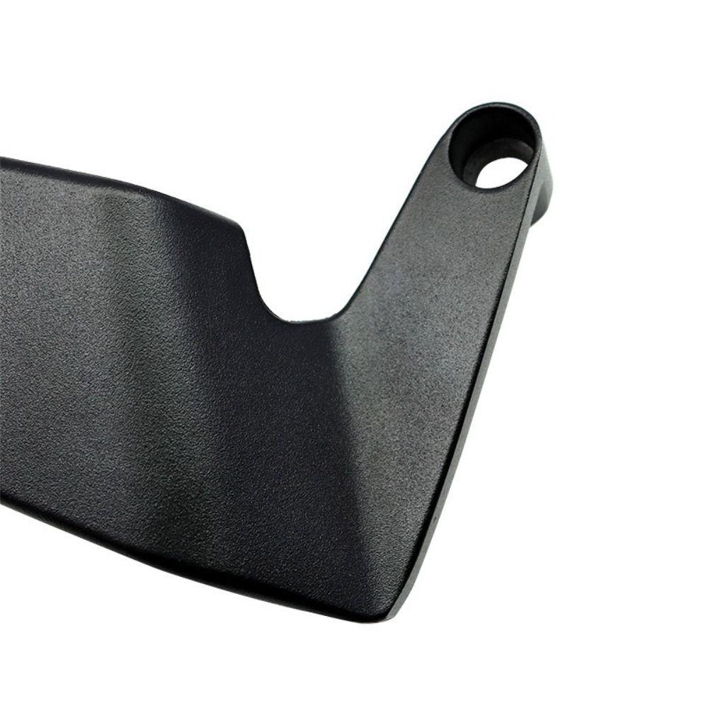 1Pair Frosted Black Stealth Mirrors Aluminum Alloy Adjustable Mirrors  For All Mosaic Lens