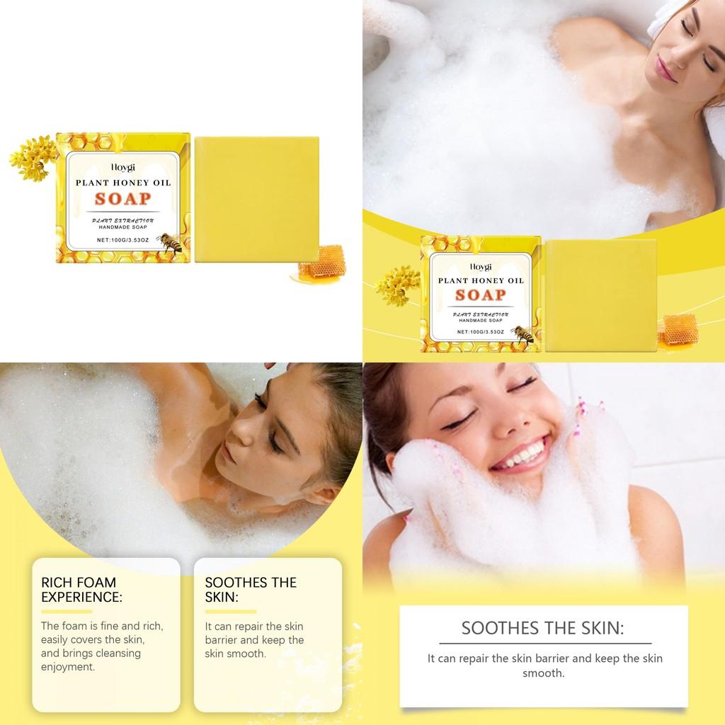 Hoygi Honey Moisturizing Bath Soap Gentle Nourishing Care For Refreshing Cleansing