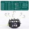 Inverted Bait Cage Hook with Ise-ni Flip Plate for Surf Casting
