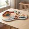 Wooden Busy Board Fine Motor Skills Activity HandEye Coordination