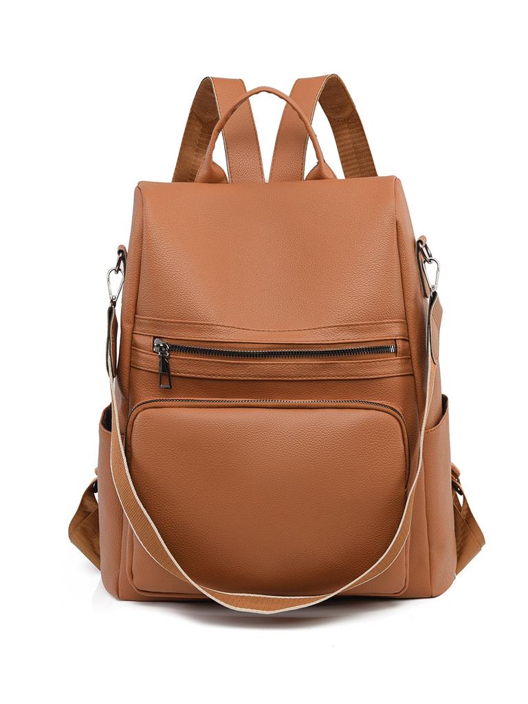 Backpack, Large-capacity Women's Bag, Anti-theft, Simple Travel Bag, Light and Casual Schoolbag