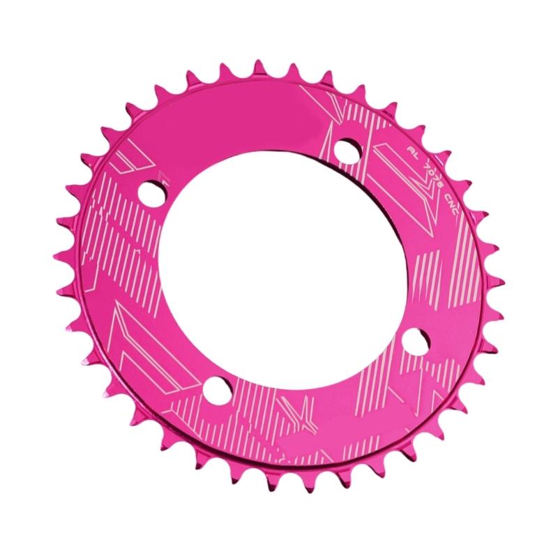 32T/34T/36T/38T 104BCD Fahrrad Rundform Narrow Wide Kettenblatt Kettenrad Fahrrad Kreis Kurbelgarnitur Einzelblatt Teile