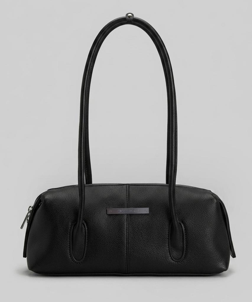 Chicks Soft Leather Cylinder Bowling Bag Black