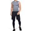 Erkekler Sahte Iki Parçalı Spor Pantolon Spor Jogger Eğitim Hızlı Kuru Sıska Şort Pantolon Spor Salonu Kısa Egzersiz Tayt Tayt Eğitim Joggers