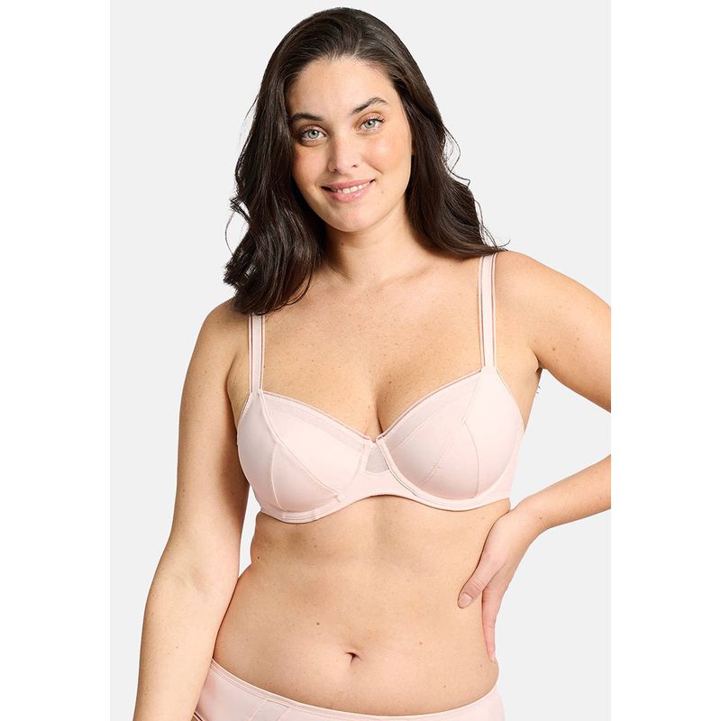 

A0563 Глянцевый Выставочный Маленький Европейский и Американский Стиль Бюстгальтер Стальное Кольцо Pink 75D