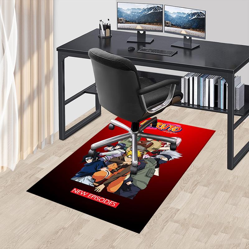 1pc Naruto Characters Collage Carpet for Playroom Bedroom Living Room Sofa Home Decor,kids Game Area Rug Non-slip Floor Mat Y723120