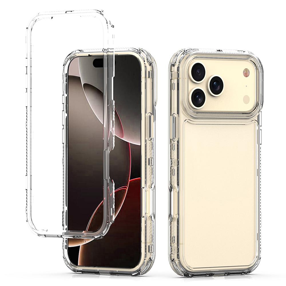For iPhone 17 Pro Max Phone Case Acrylic TPU Clear Mobile Cover