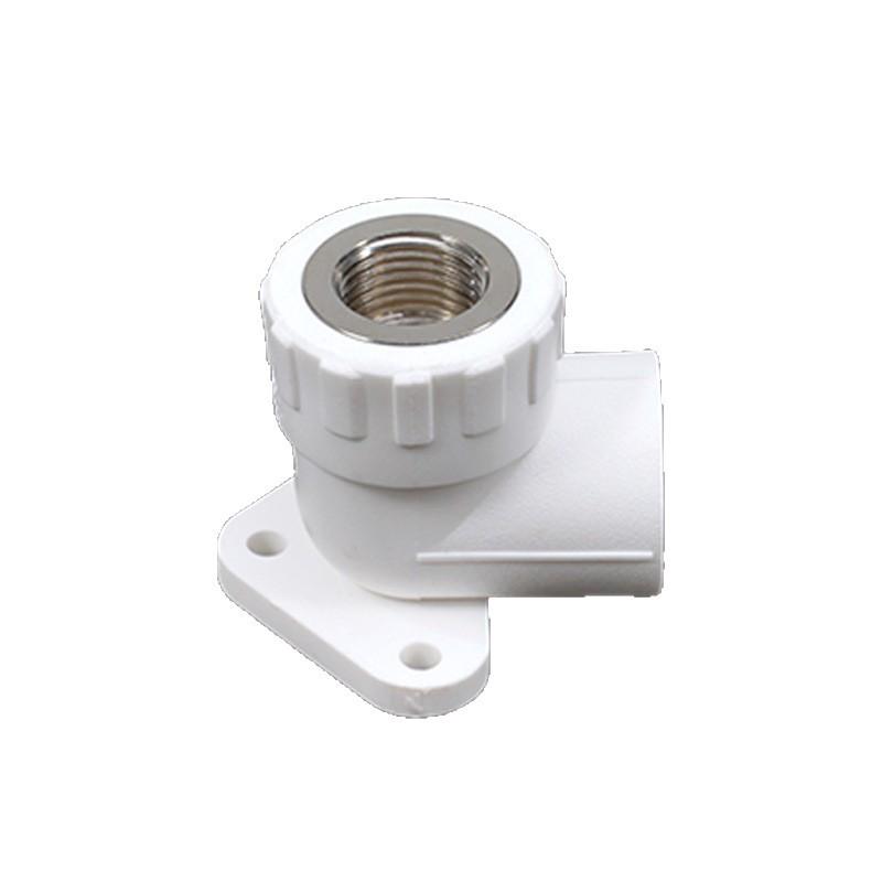PPR Elbow with Base, Female Inner Thread, Thickened PPR Base Elbow, 25mm Pipe Fittings Set.