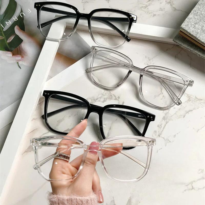 

4 шт. Круглые очки Прозрачная оправа для компьютерных очков Женские Мужские Очки, блокирующие синий свет Оптические Очки