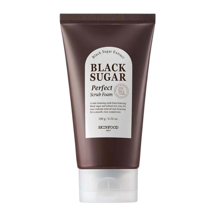 

[Skin Food] Black Sugar Perfect Scrub Foam Exfoliating & Deep Cleansing Face Wash – 180g