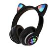 Luminous Cat Ear Bluetooth Headphones - Wireless Over-Ear with Ultra-Long Battery Life