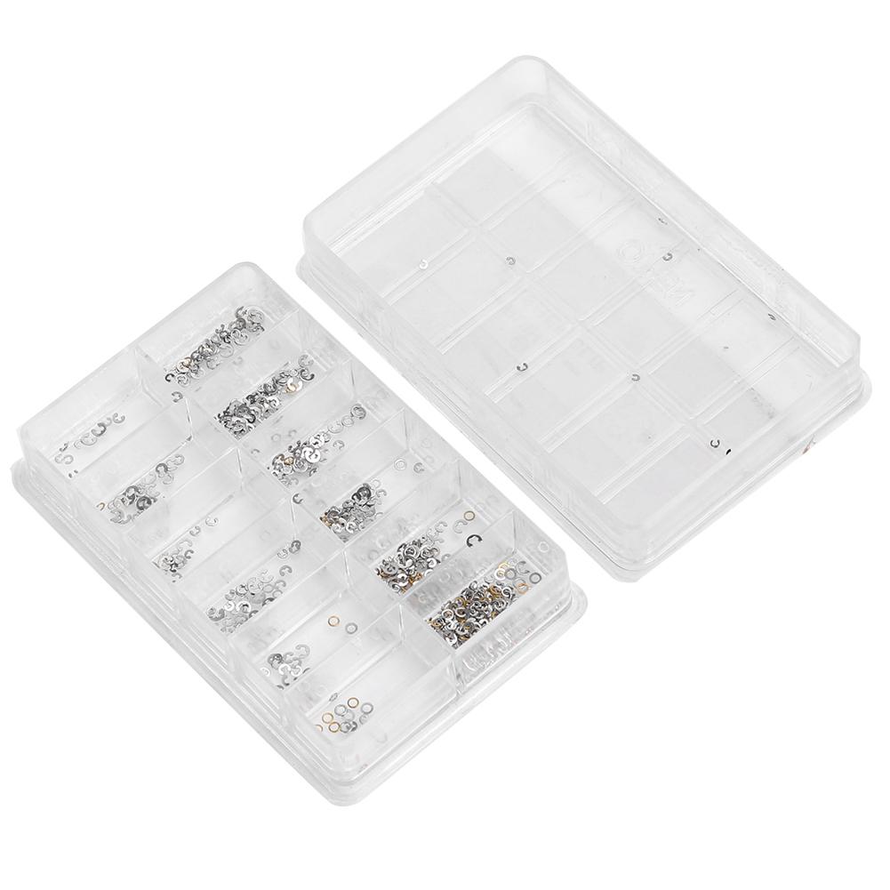 Metal Watch Washer Clip Assorted Kit Watch Repairing Tool Accessory for Watchmakers