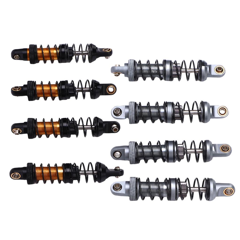 4PCS 70mm RC Shock Absorber Set Double Stage Spring Alloy RC Shock Damper Absorber for 1/10 RC Cars
