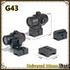 2026 G33/G34 Flip To Side Magnifier Optical Scope  Universal 20-22mm Rail Mount Optical Accessory