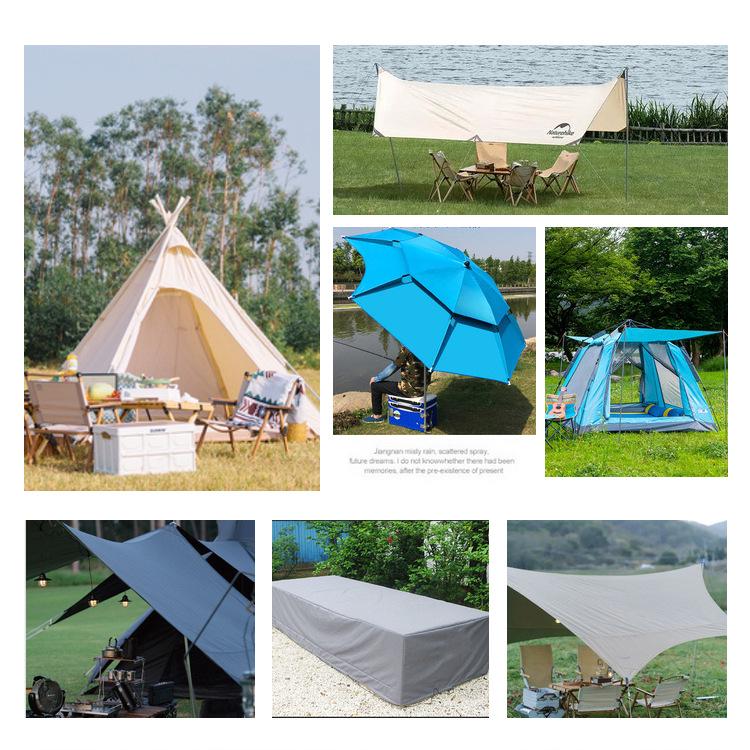 Waterproof 170cm Silver-Coated Oxford Fabric for Tents, Umbrellas, and Tarps
