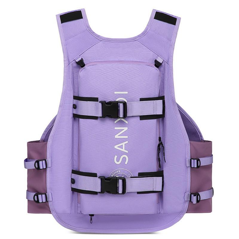 SANXDI Ski Vest Backpack Tactical Snowboard With Back Protection Waterproof Men Women Snow Skiing
