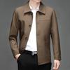Mens Trench Coat Slim Fit Single Breasted Casual Long Jacket Lightweight Lapel Fall Windbreaker Overcoat