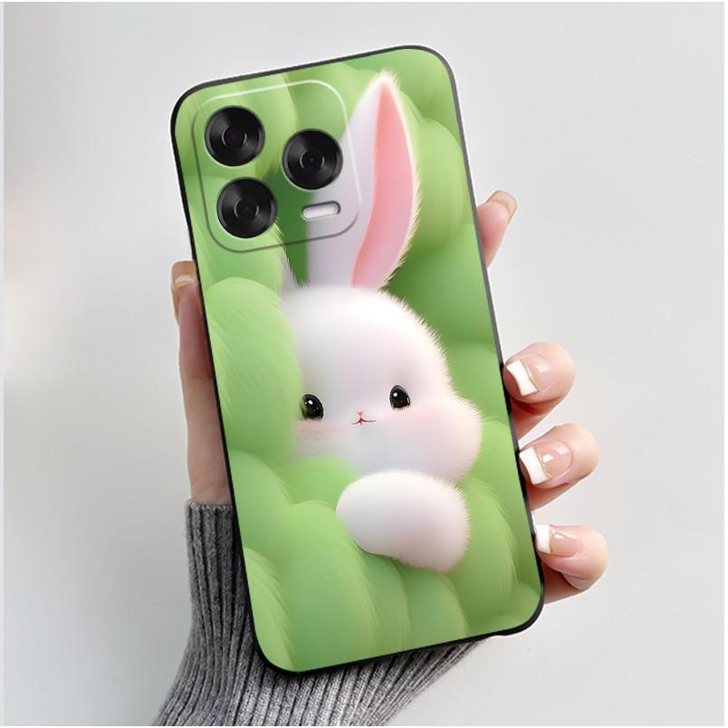 Case For ZTE Blade V70 Vita/Nubia V70 Design Soft Silicone Black Case Good-looking Pattern Love Panda Rabbit Shockproof Shell