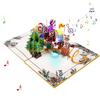 KX4B Christmas Tree 3D Popup Card with Music and Lighting for Friend Greeting Card