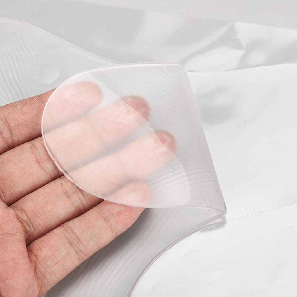 2pcs Chest Wrinkle Pads Food Grade Silicone Transparent Color Lightweight Soft Comfortable Skincare Patches for Wrinkles