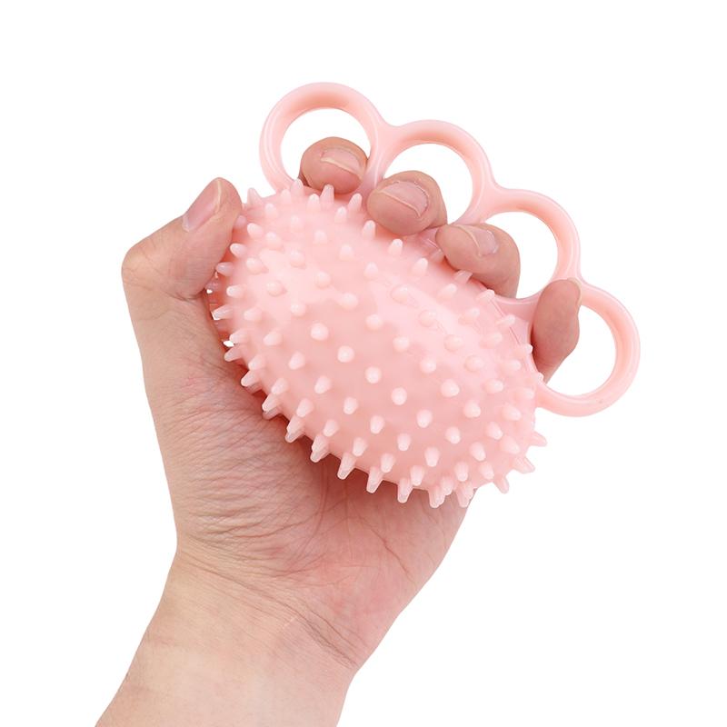 Finger Grip Ball Massage Rehabilitation Training Elderly Exercise Ball Hand Finger Strength Circle Grip Device Soft Finger Ball