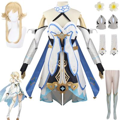  Lumine Cosplay Costume Dress Suit Outfits Women Halloween Carnival Party Clothes Game