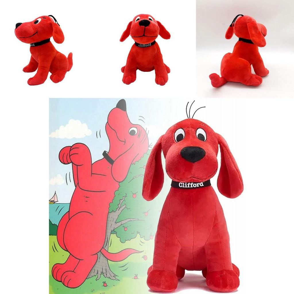 Søt Clifford den store røde hunden plysjleke for barn med mykt fylt design