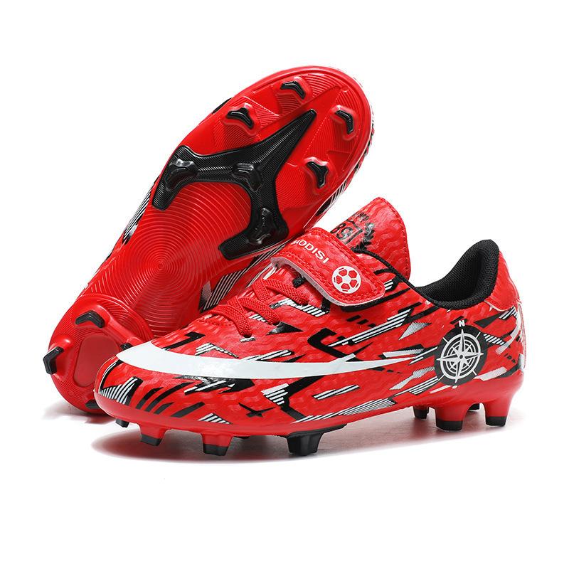 Large Size Football Shoes AG Long Nails Broken Nails Boys and Girls Teenagers Students Professional Game Training Sports Shoes