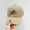Embroidered Casual Baseball Cap for Boys and Girls Spring and Summer Sun Hat Korean Style Face Showing Little Duckball Cap
