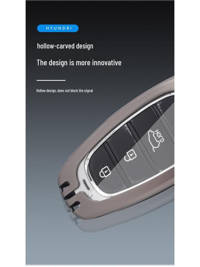 Leather Key Case for 2021 Hyundai Tucson L - Fits 2020-2021 Models