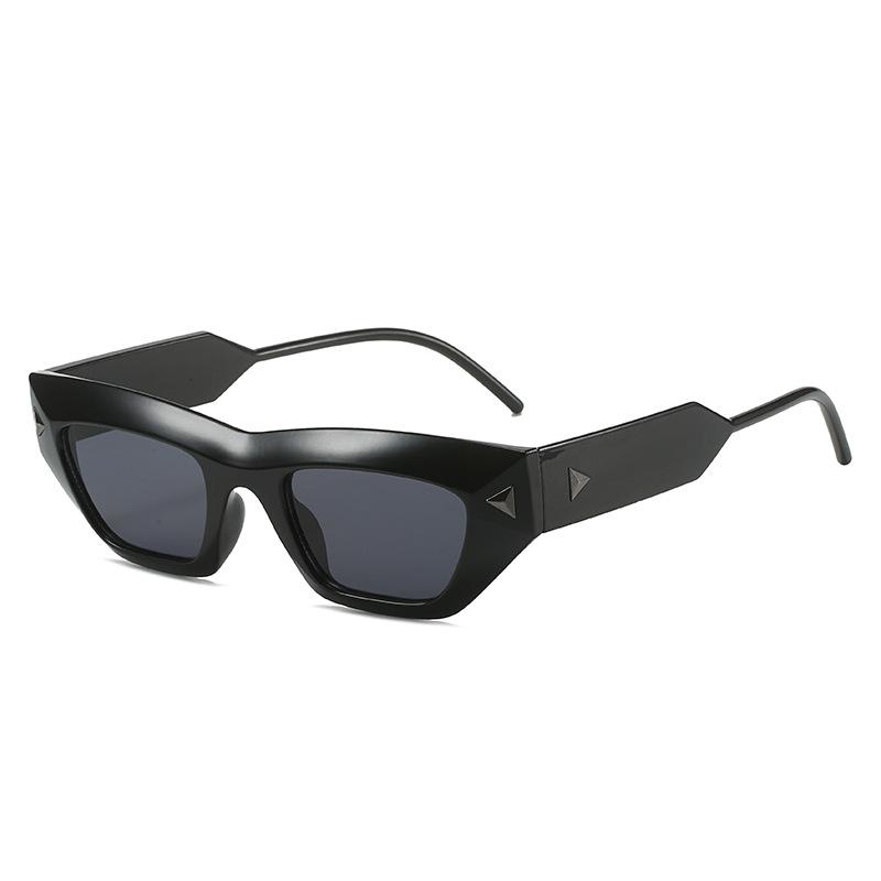 Special for computer glasses trendy street photography anti-blue light ink color avant-garde cat eye sunglasses female UV